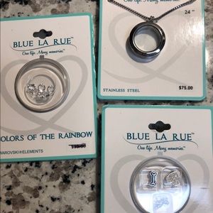 Necklace with Swarovski dog charms